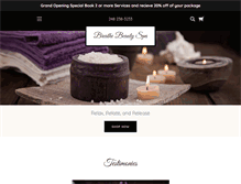 Tablet Screenshot of breathe-spa-products.com